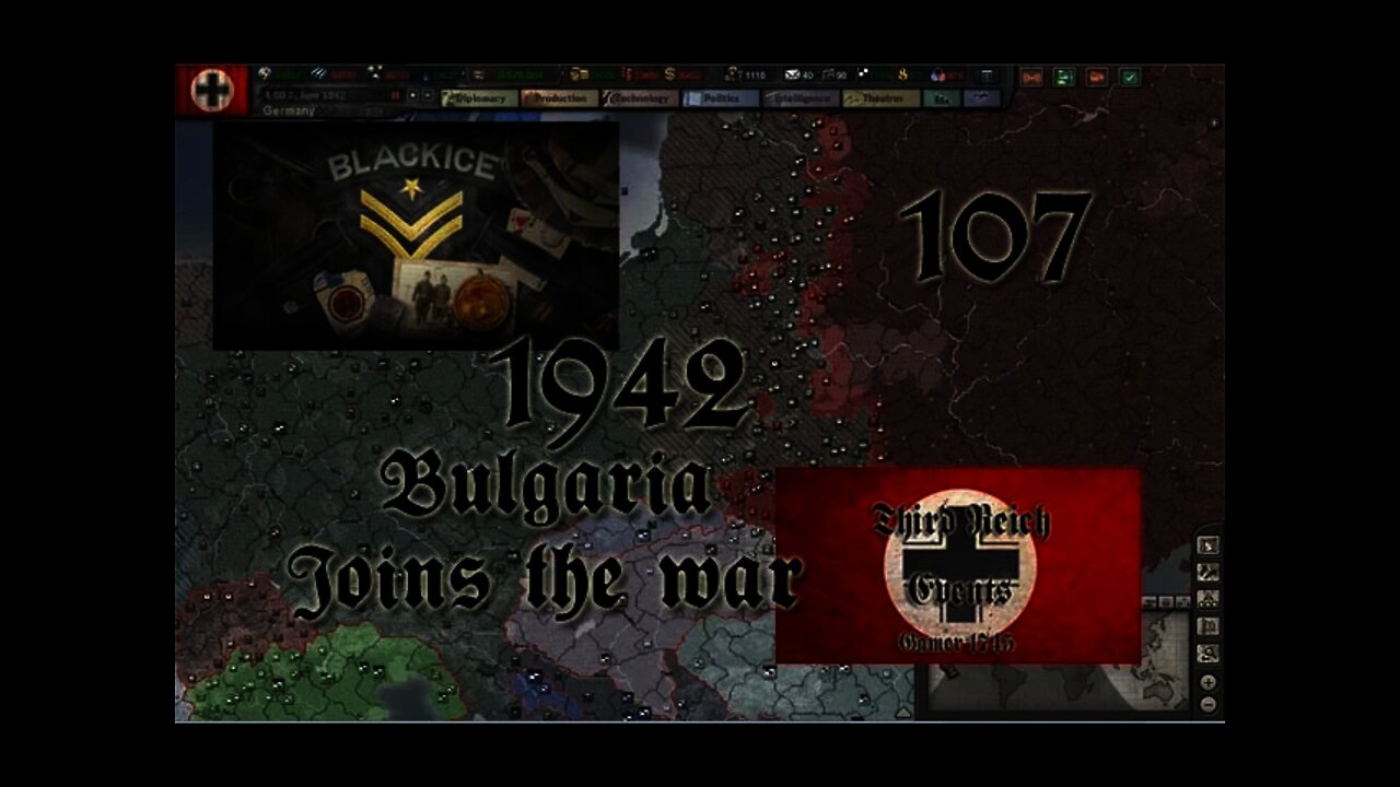 Let's Play Hearts of Iron 3: Black ICE 8 w/TRE - 107 (Germany)