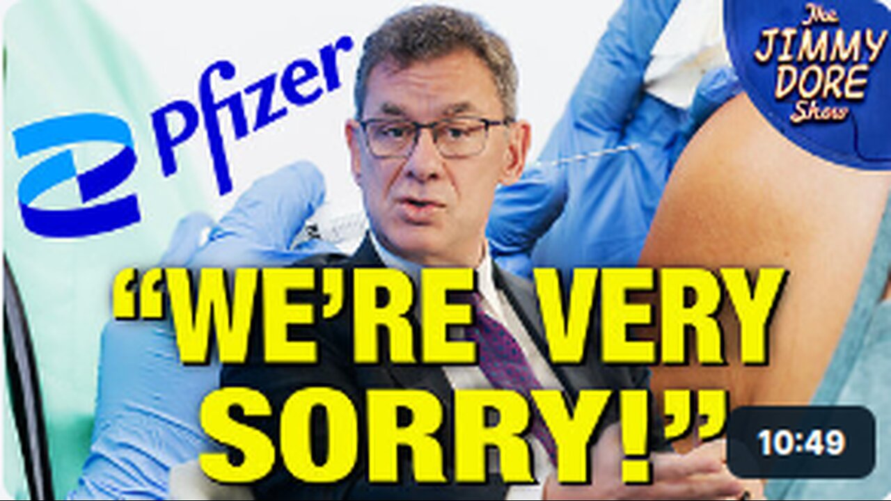 Pfizer APOLOGIZES For Illegally Promoting The COVID Vaccine!