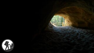 Blacksmith's cave, Vaidava river, Latvia