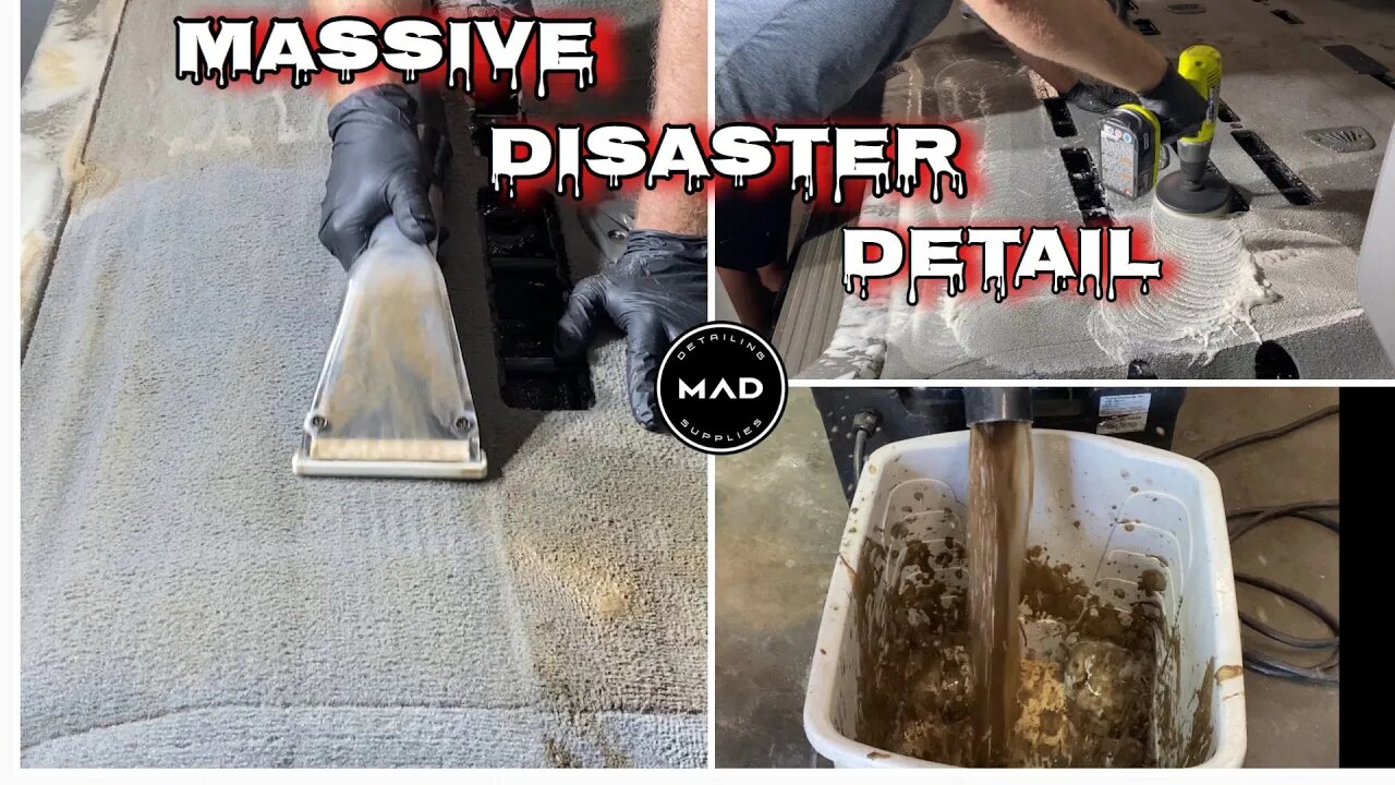 Deep Cleaning A Destroyed Kid Hauling NIGHTMARE!!! | EXTREME Interior Extraction | Complete Detail