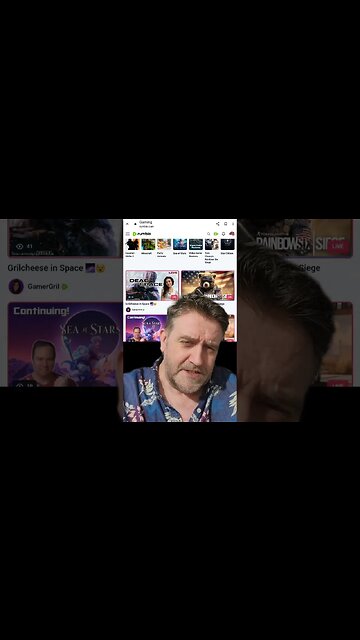 Find Me On Rumble - Captain Steve Plays Talks Vlogs - Back Up Platform