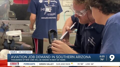 Aviation job demand in Southern Arizona