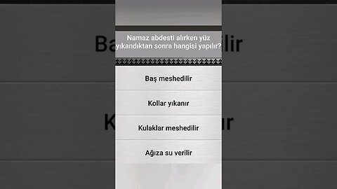 #yarışma #bilgi İSLÂMÎ BİLGİ YARIŞMASI