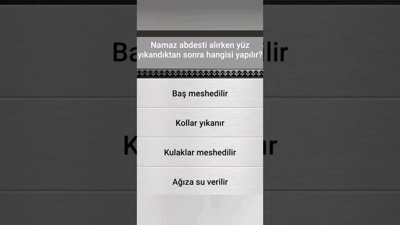 #yarışma #bilgi İSLÂMÎ BİLGİ YARIŞMASI