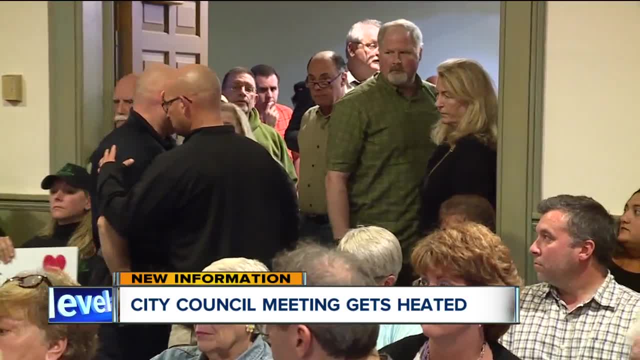 Police break things up at city council meeting