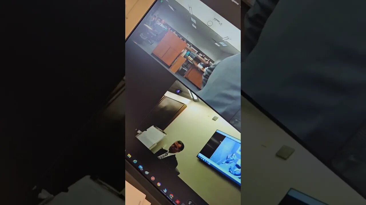Watching Letecia Stauch Trial via Webex