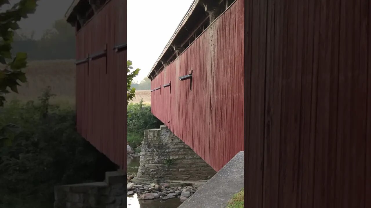 Exploring Interesting Places Across the US - ELDEAN COVERED BRIDGE in Troy, Ohio