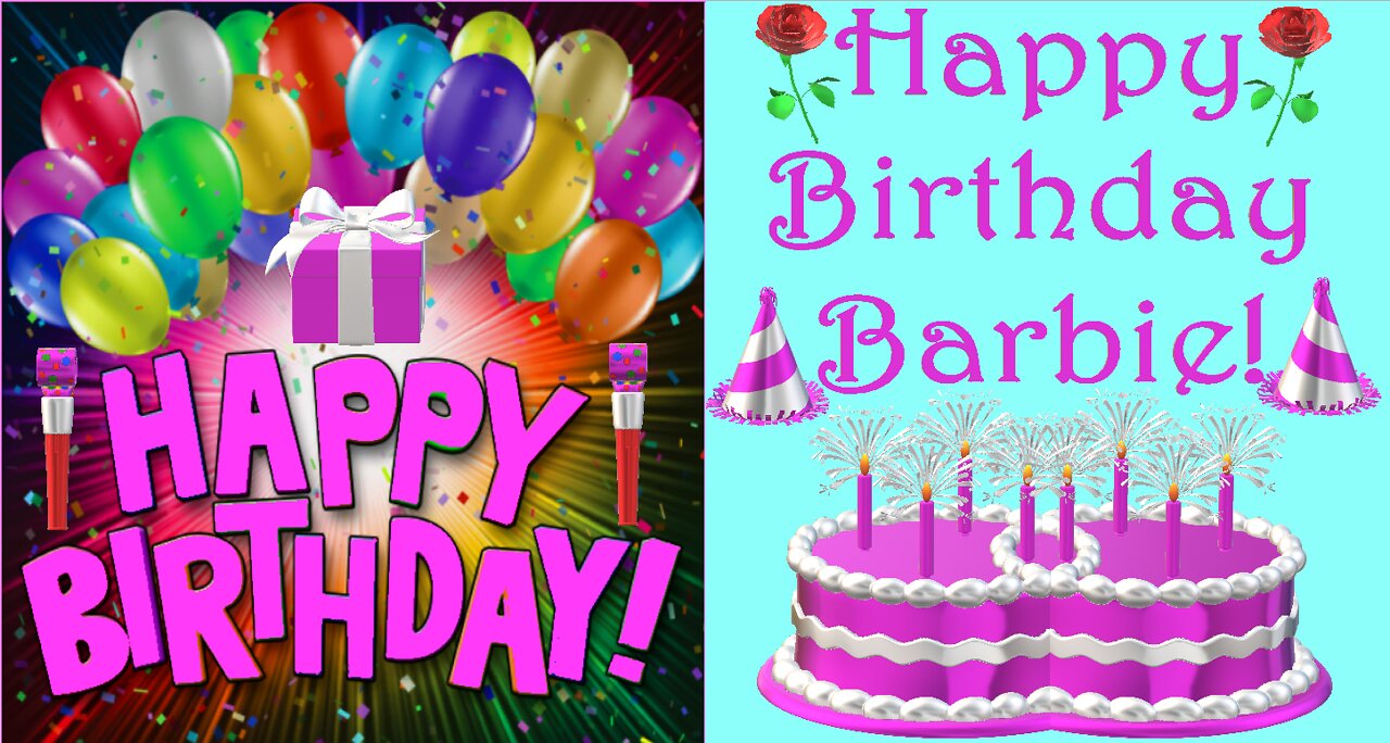 Happy Birthday 3D - Happy Birthday Barbie - Happy Birthday To You - Happy Birthday Song