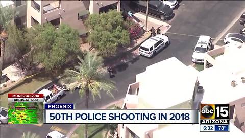 Suspect hospitalized after officer-involved shooting in north Phoenix