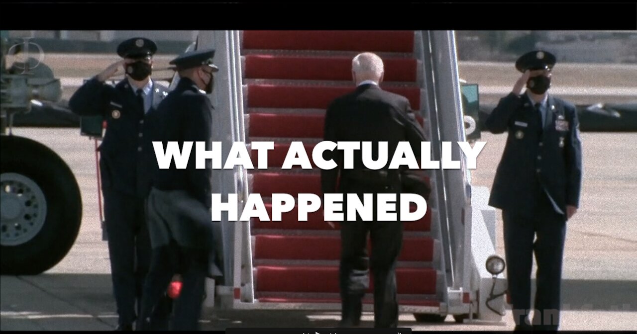 What Actually Happened.. A look at Joe Bidens fall from a different angle.