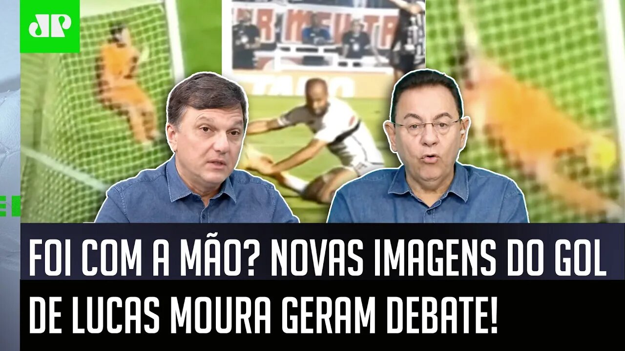 O GOL DO LUCAS MOURA FOI DE MÃO? "A MINHA IMPRESSÃO é que..." NOVAS IMAGENS PROVOCAM DEBATE!