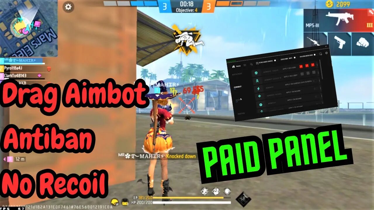 Free fire PC Panel