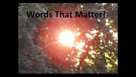 Words That Matter