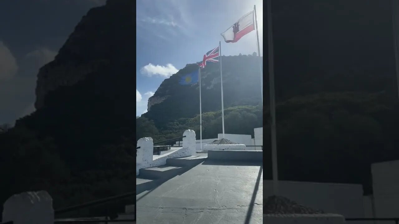 Gusty Winds at Princess Caroline’s Battery, Gibraltar #shorts