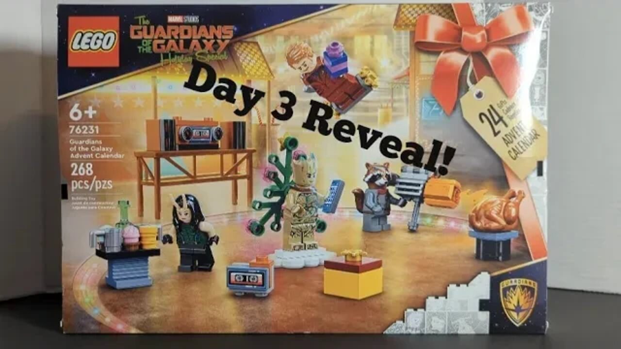 Lego Guardians of the Galaxy Holiday Special Advent Calendar 2022 - Day Three Reveal- by Rodimusbill