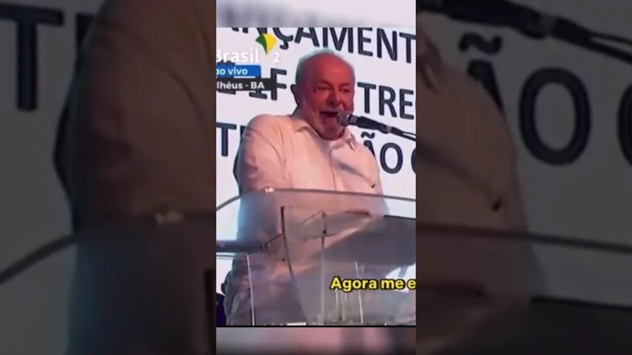 Lula diz que bebia cachaça pra passar a tosse