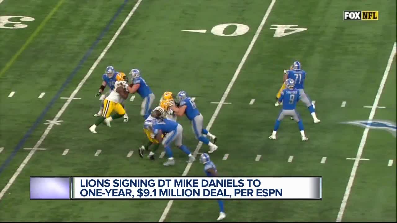 Lions signing former Packers DT Mike Daniels to $9.1 million deal