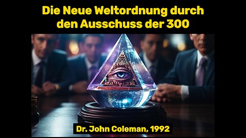 Dr John Coleman über die Vision der Neuen Weltordnung durch den Ausschuss der 300