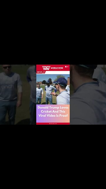 Donald Trump Loves Cricket And This Viral Video Is Proof-World-Wire #shorts