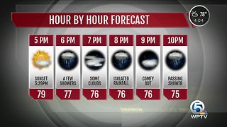 Updated Monday forecast