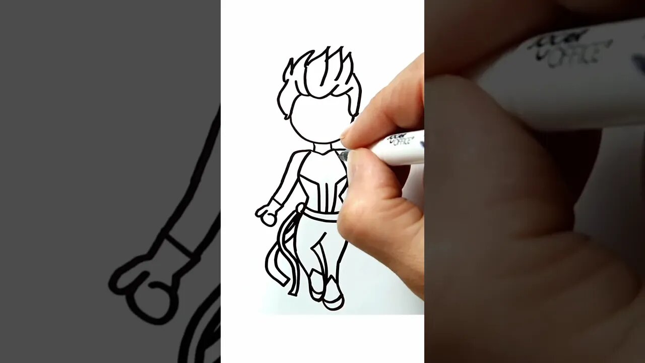 How to Draw and Paint Captain Marvel