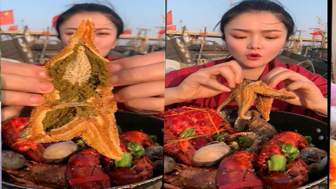 [Mukbang ASMR] Spicy🔥 Octopus 🐙 Steamed Abalone Scallop Shrimp Seafood