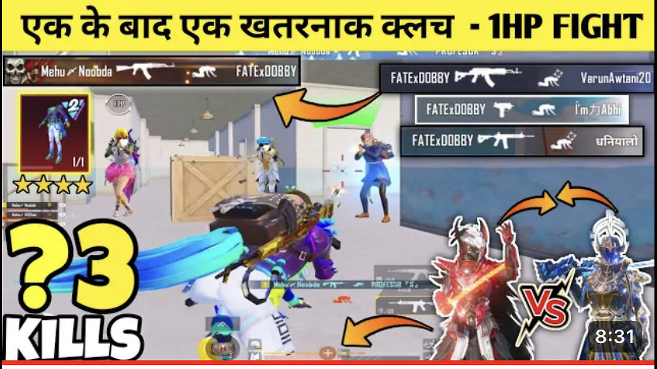 OOHH NO!! RICHEST MAX M416 GLACIER SQUAD KILL MY WHOLE TEAM & USING MG3 AGAINST 3 CONQUEROR PROS