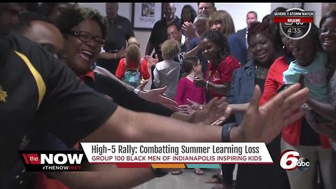 High-5 rally: Combating summer learning loss in Indianapolis