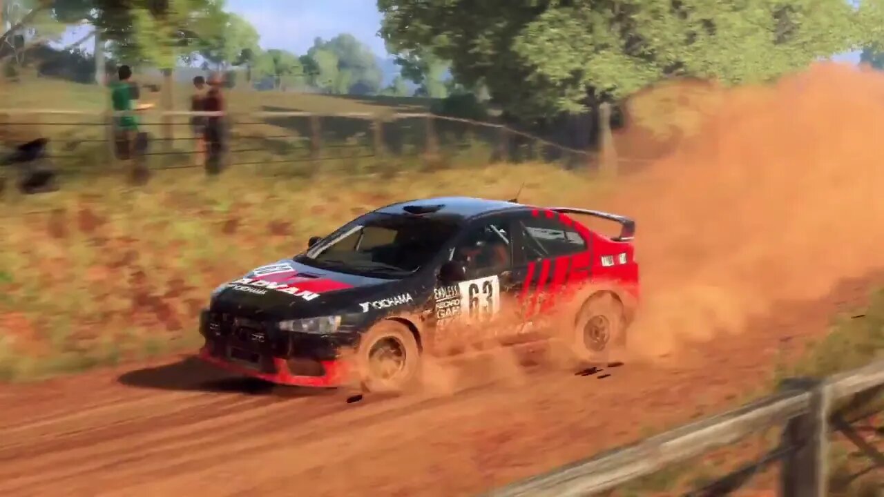 DiRT Rally 2 - Replay - Mitsubishi Lancer Evolution X at Rockton Plains