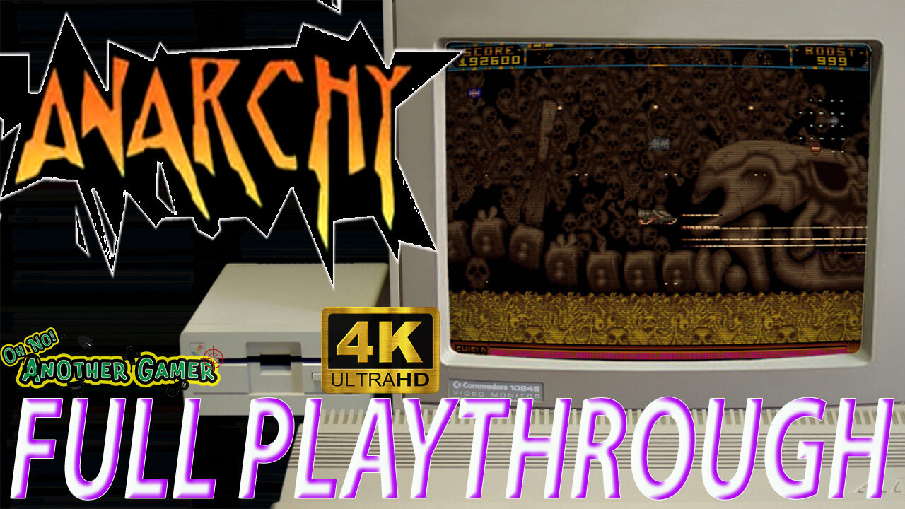 Anarchy (1990) [Commodore Amiga] ⌨️🖱🕹🙌 Intro + Gameplay (full playthrough)