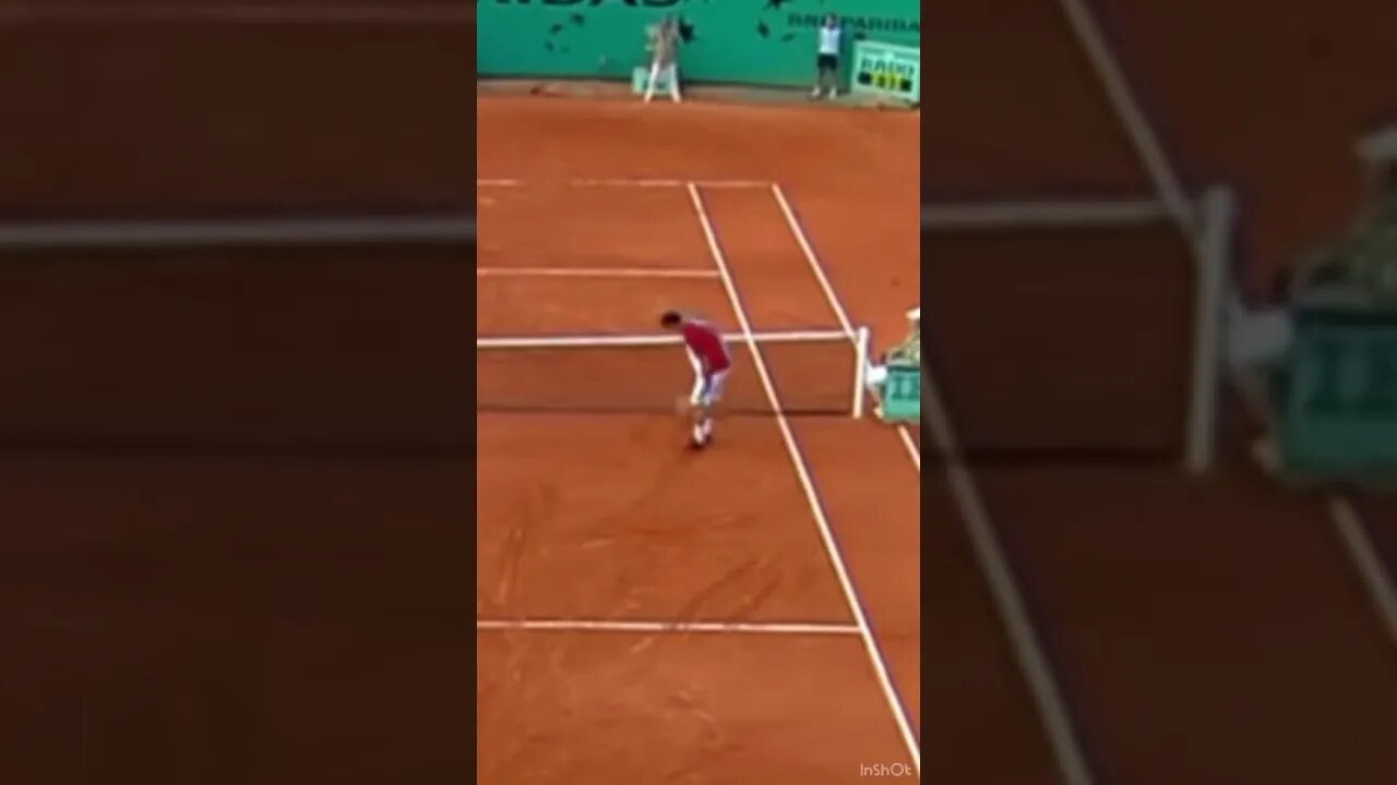 This TENNIS Player Pulled Down His PANTS!! 👖😂#tennis #shorts