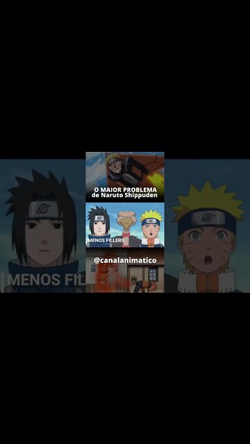 O MAIOR PROBLEMA de Naruto Shippuden - #shorts