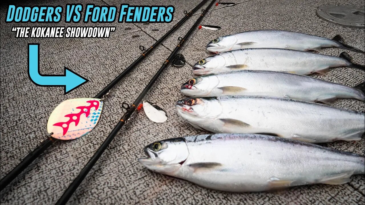 Kokanee Fishing SHOWDOWN! | Trolling Dodgers VS Ford Fenders/Gang Trolls