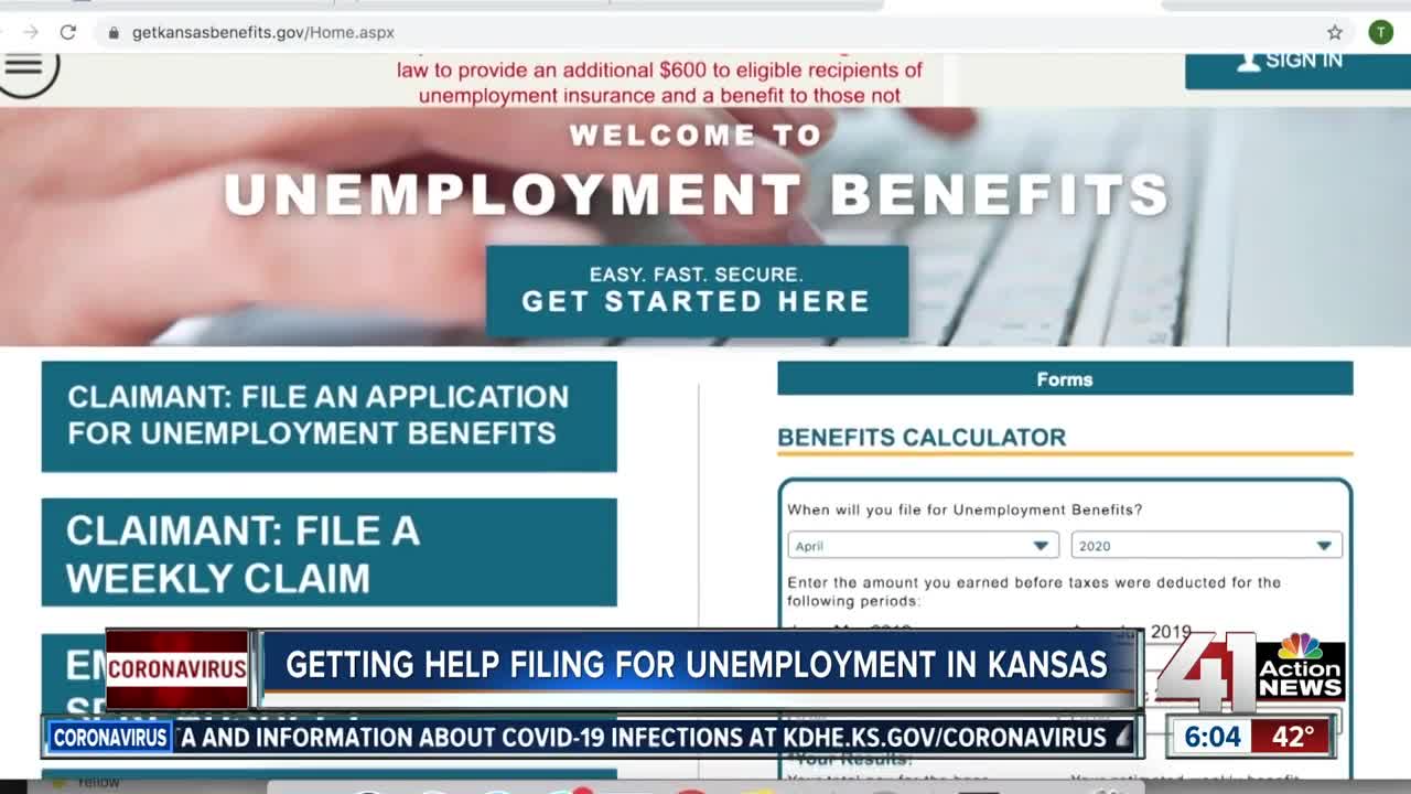 Getting help filing an unemployment claim in Kansas