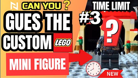 Can you Guess the LEGO custom minifigure 3 Are You a Ready_