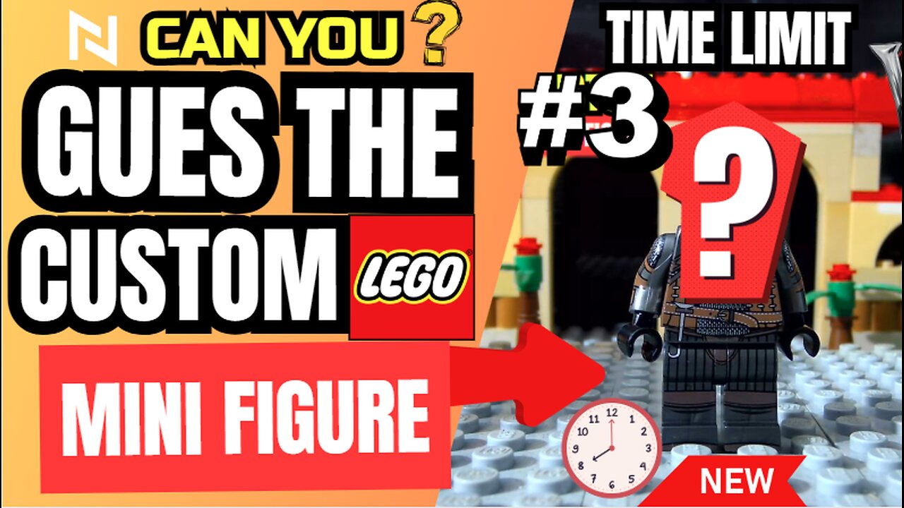 Can you Guess the LEGO custom minifigure 3 Are You a Ready_