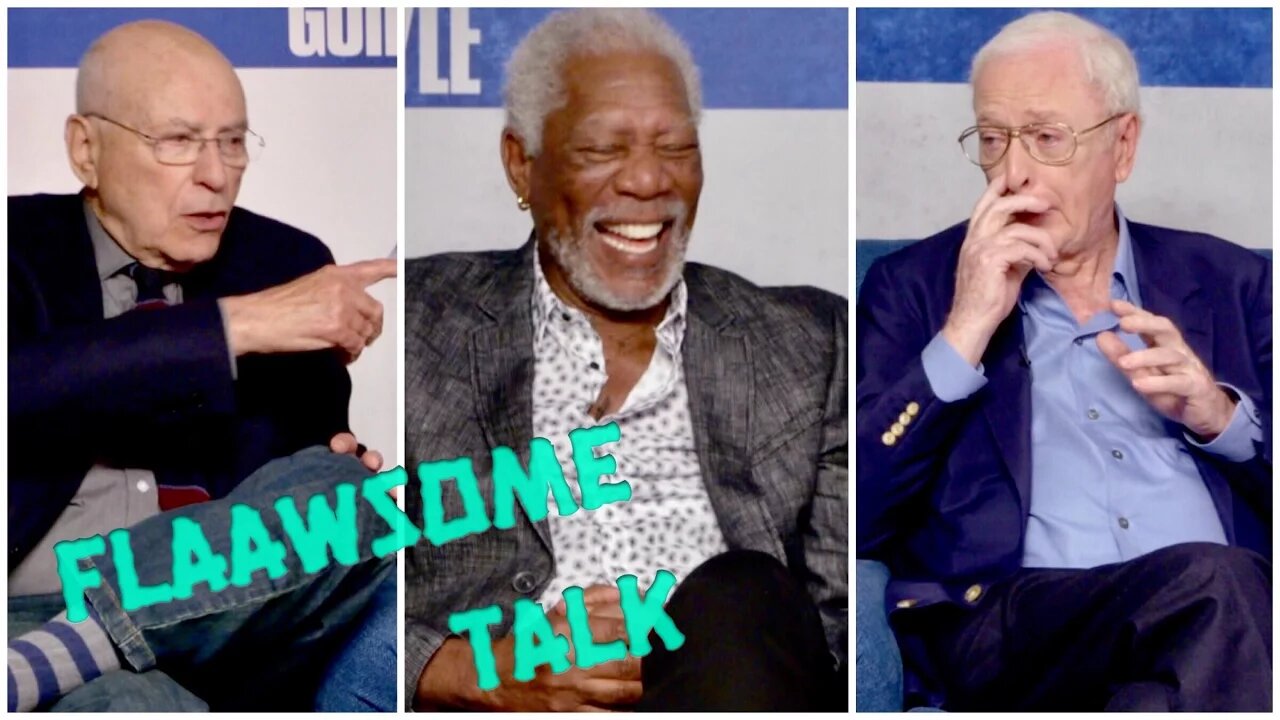 MORGAN FREEMAN Cracks Up From Michael Caine's Dirty Joke