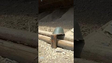 .22lr vs ROMANIAN M73 STEEL HELMET