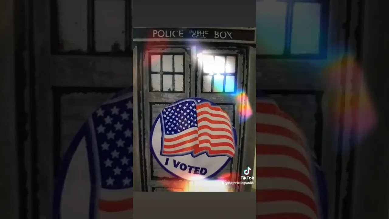 🇺🇸 #TARDIS 🇺🇸 #VOTE #VOTE2022 #VOTETODAY #AMERICA #DOCTORWHO #DOCTORWHOPODCAST #SUBSCRIBE #SHORTS