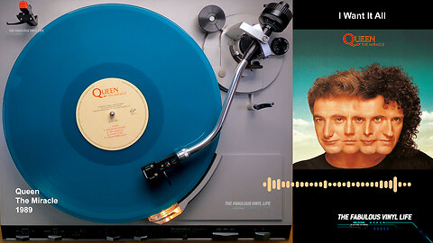 Queen ) The Miracle ) 1989 (Blue-Green Vinyl 2015)