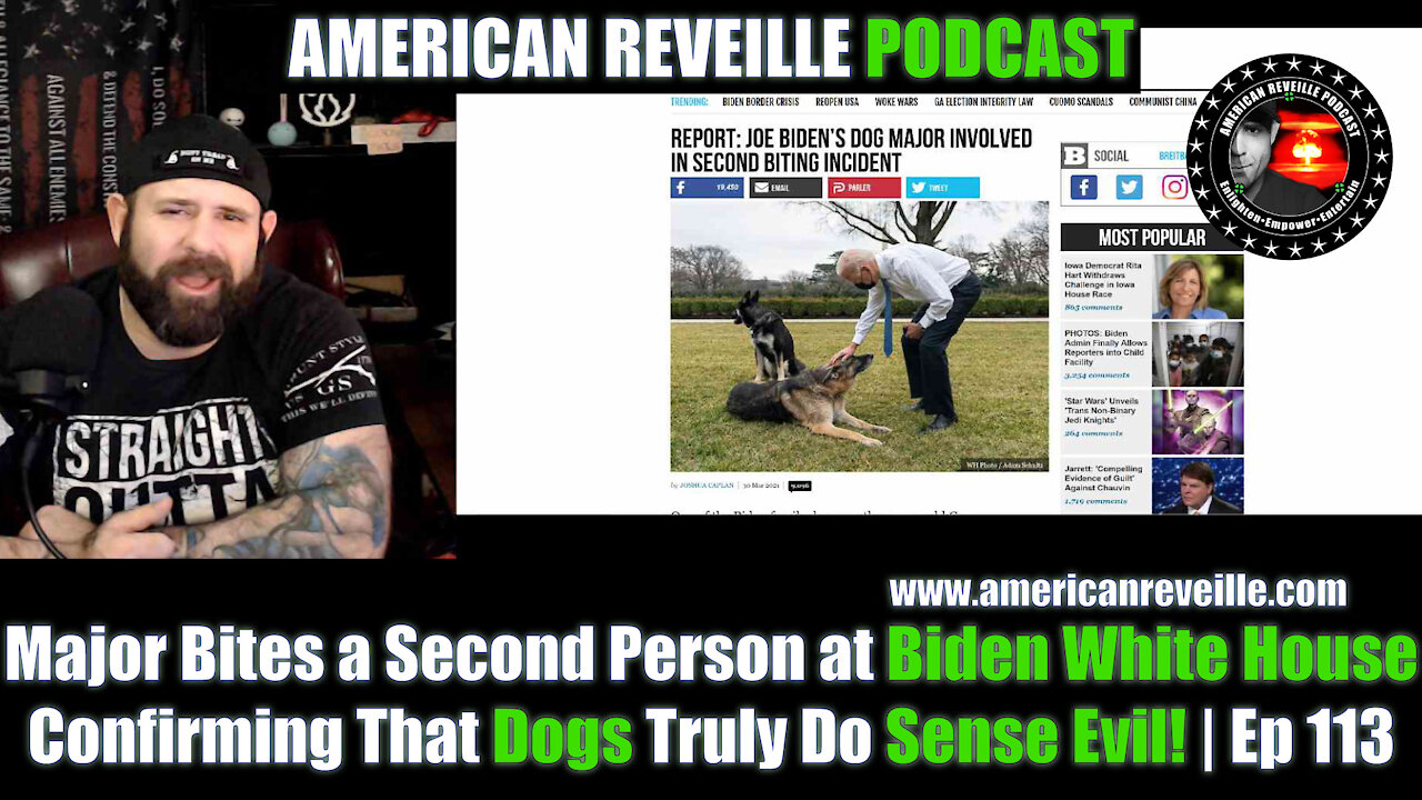 Major Bites a Second Person at Biden White House Confirming That Dogs Truly Do Sense Evil! | Ep 113