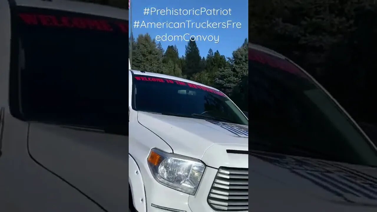 Prehistoric Patriot packing his truck & RV ready to join the American Truckers Freedom Convoy to DC!