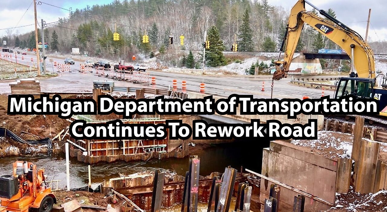 Michigan Department of Transportation Continues To Rework Road