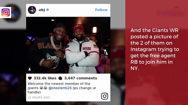 Odell Beckham Jr. Tries Recruiting Le'Veon Bell To The NY Giants