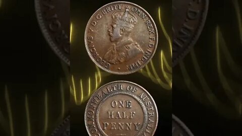 Australia ½ Penny 1926.#shorts #coinnotesz #viral #trending