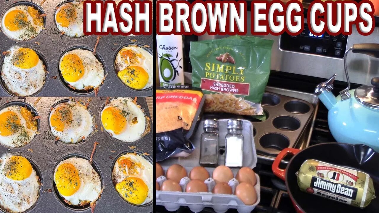 Hash Brown Sausage Egg Cups Breakfast Recipe