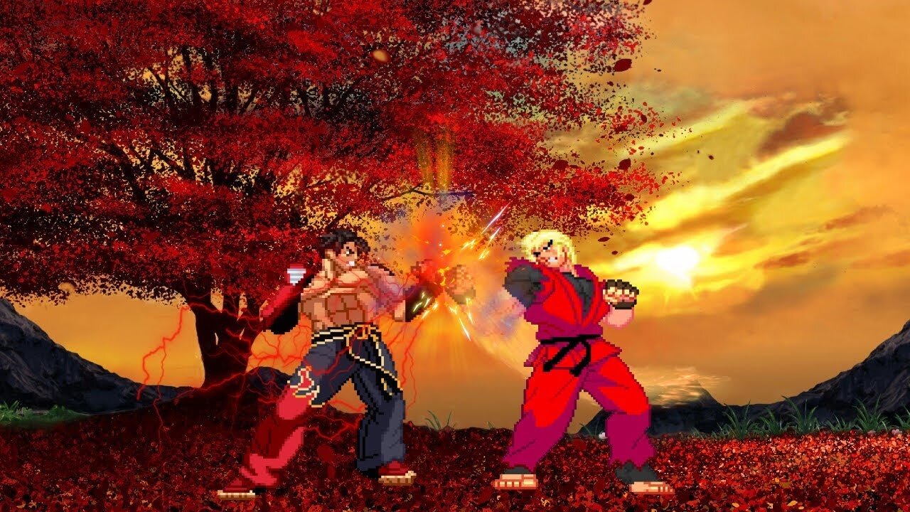 Jin Kazama Vs Ken Masters - TEKKEN X Street Fighter - Epic Battle!!! (Except I am wrong!)