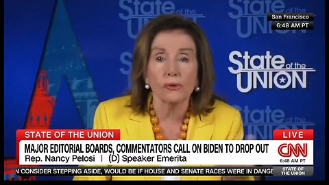 Pelosi Struggles While Claiming Trump Has Dementia, Not Biden