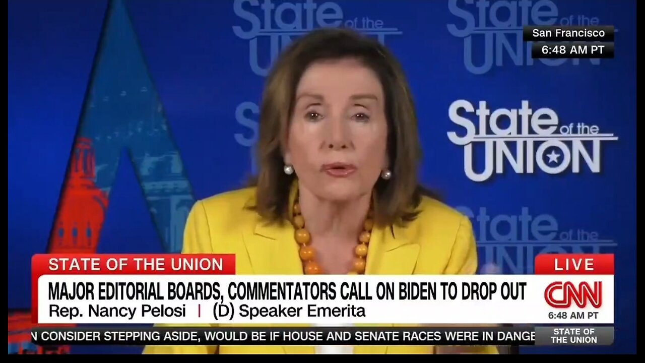 Pelosi Struggles While Claiming Trump Has Dementia, Not Biden