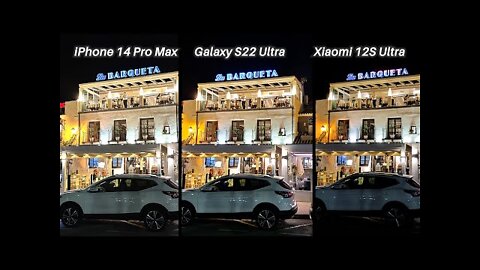 iPhone 14 Pro Max Vs Galaxy S22 Ultra Vs Xiaomi 12S Ultra Camera Comparison